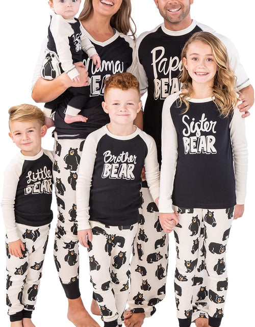 Load image into Gallery viewer, Matching Family Pajama Sets for Adults, Kids, and Baby (Family Bear)
