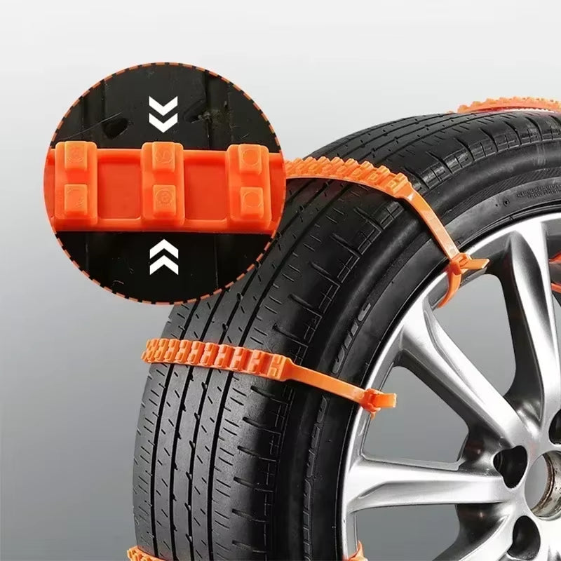 10/20Pcs Winter Car Snow Chain Antiskid Car Motorcycle Outdoor Snow Tire Emergency Anti-Skid Tyre Chains Auto Accessories