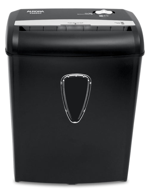 Load image into Gallery viewer, 8-Sheet Cross-Cut Paper Shredder, Black, New
