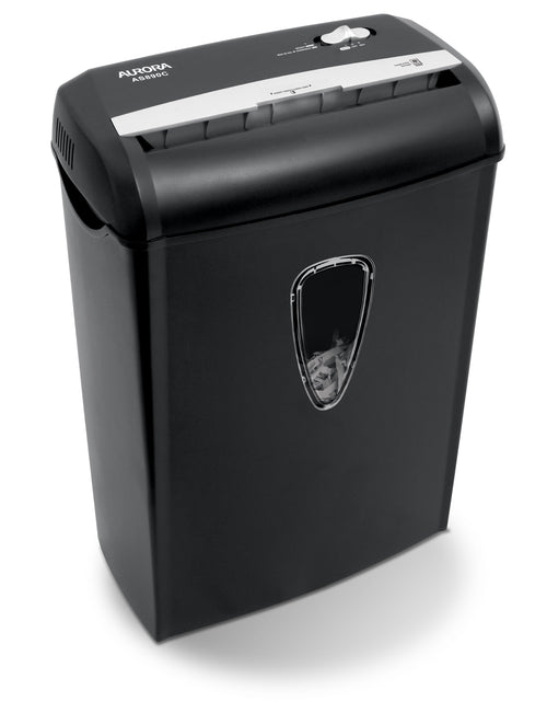 Load image into Gallery viewer, 8-Sheet Cross-Cut Paper Shredder, Black, New
