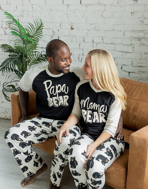 Load image into Gallery viewer, Matching Family Pajama Sets for Adults, Kids, and Baby (Family Bear)
